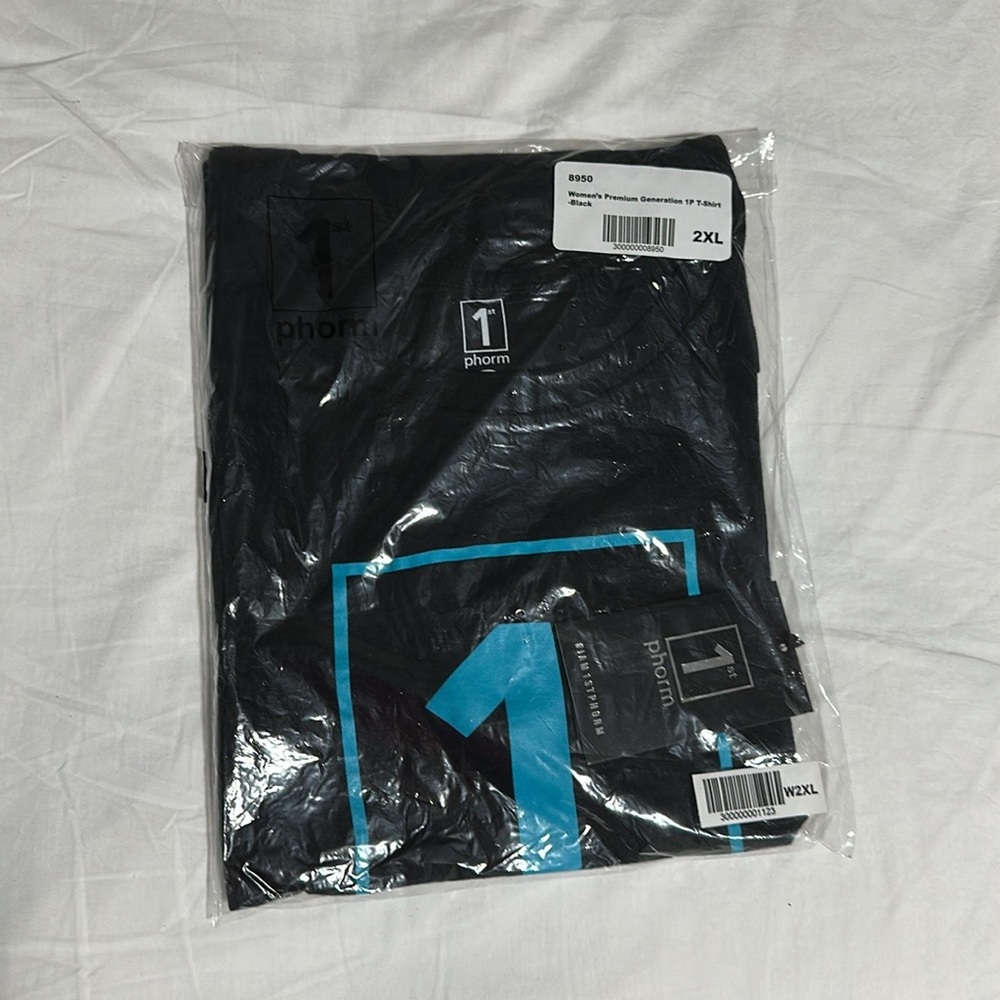 1st Phorm T-Shirt - Women’s Black and Teal